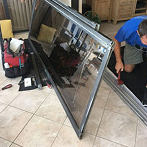 sliding glass door frame repair Shafter